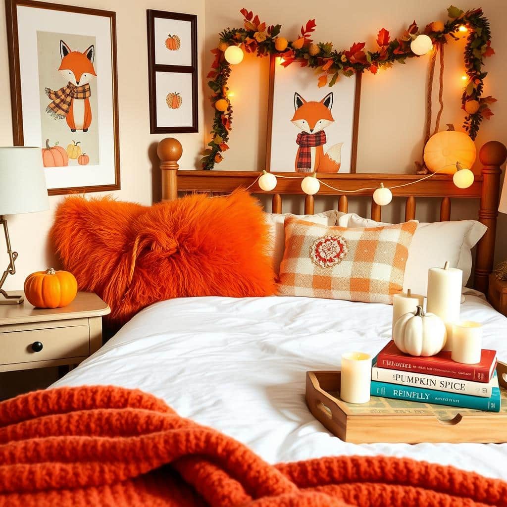 Preppy pumpkin decor