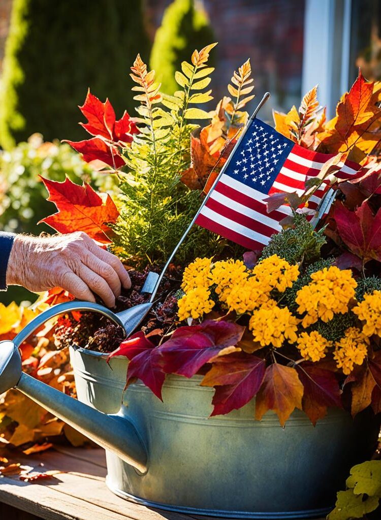 caring for fall planters