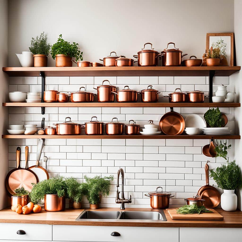 copper kitchen decor