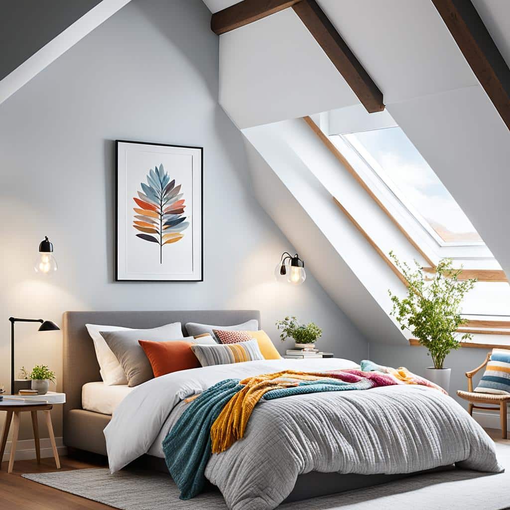 cozy attic bedroom