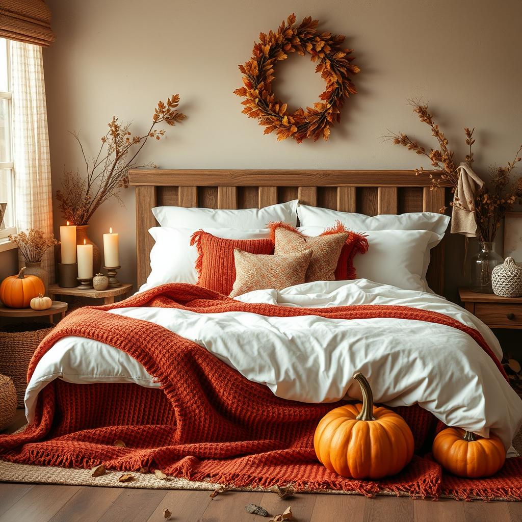 cozy fall bedroom