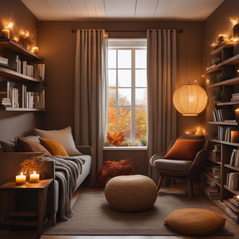 cozy reading nook