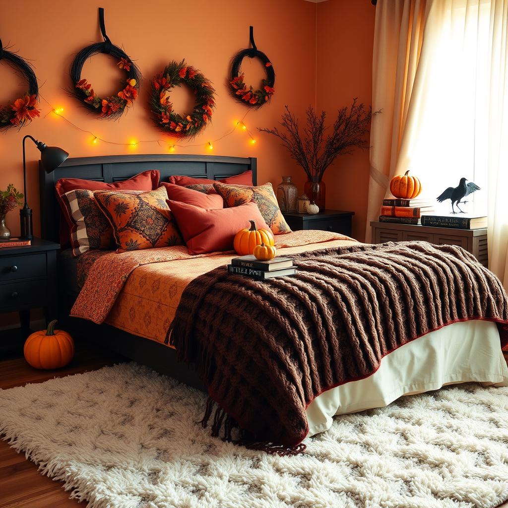 fall bedroom decor