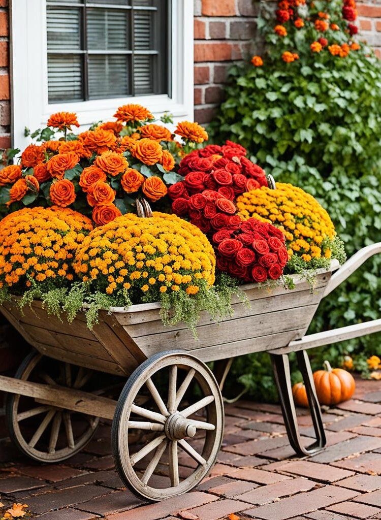 fall planter arrangements