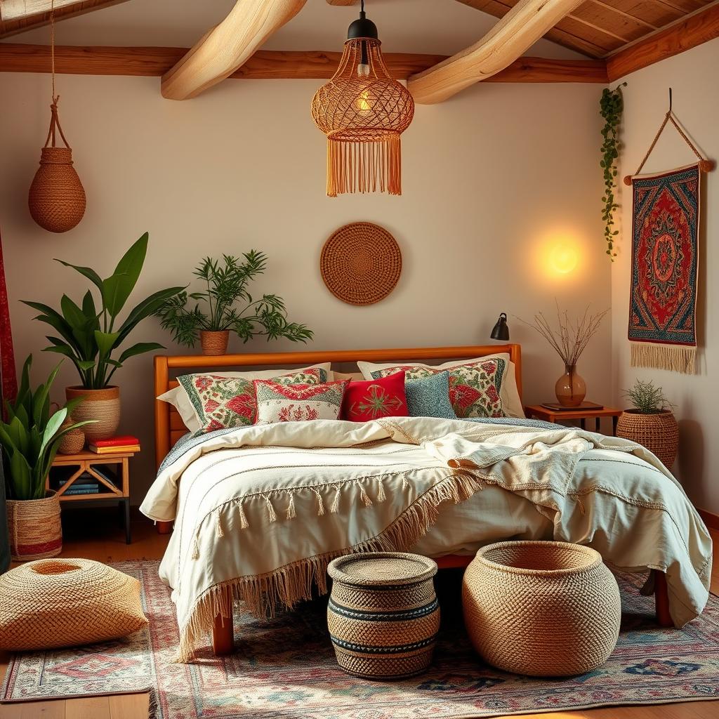 global boho bedroom