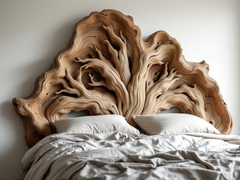 wooden headboard