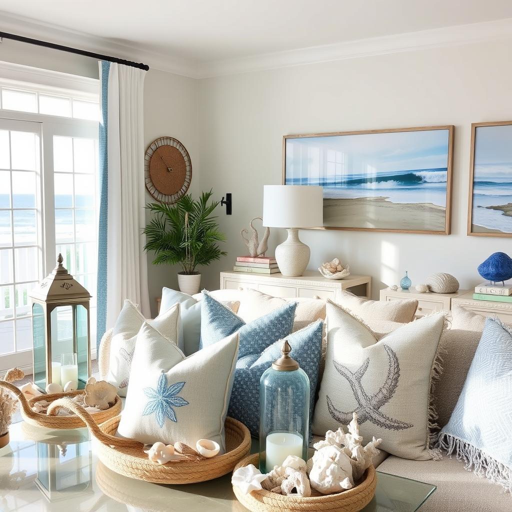 A coastal living room