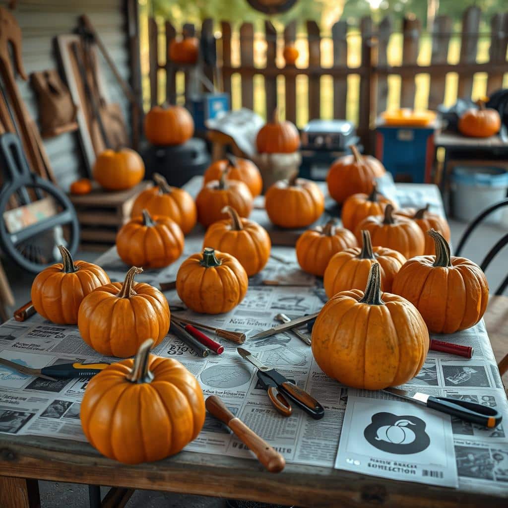 Annual Pumpkin Carving Station