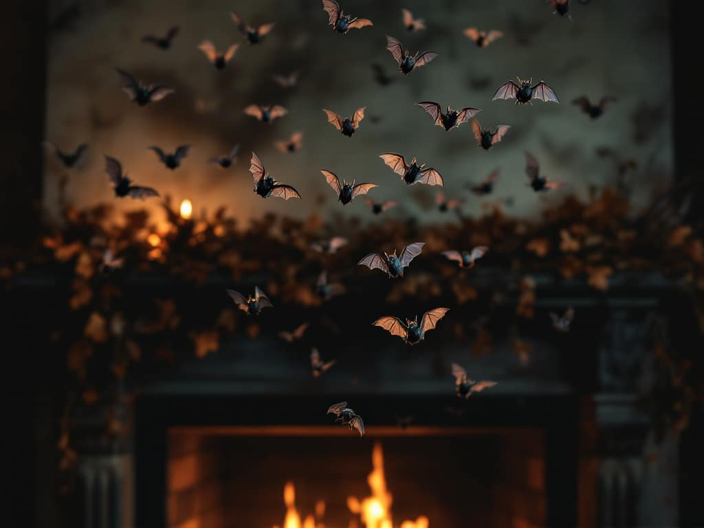 Bats Around Your Fireplace