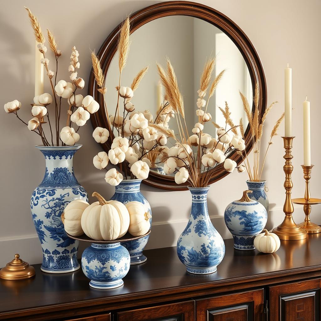 Blue and White Chinoiserie