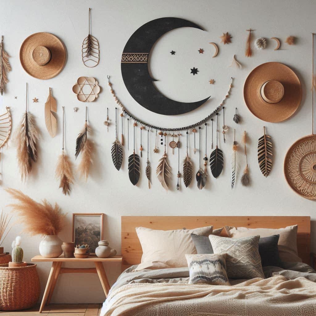 Boho Farmhouse Wall Decor Bedroom 2