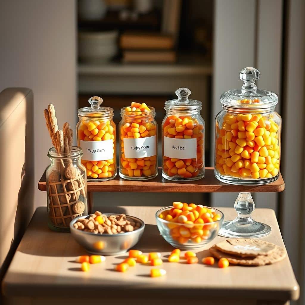 Compact Candy Corn Bar