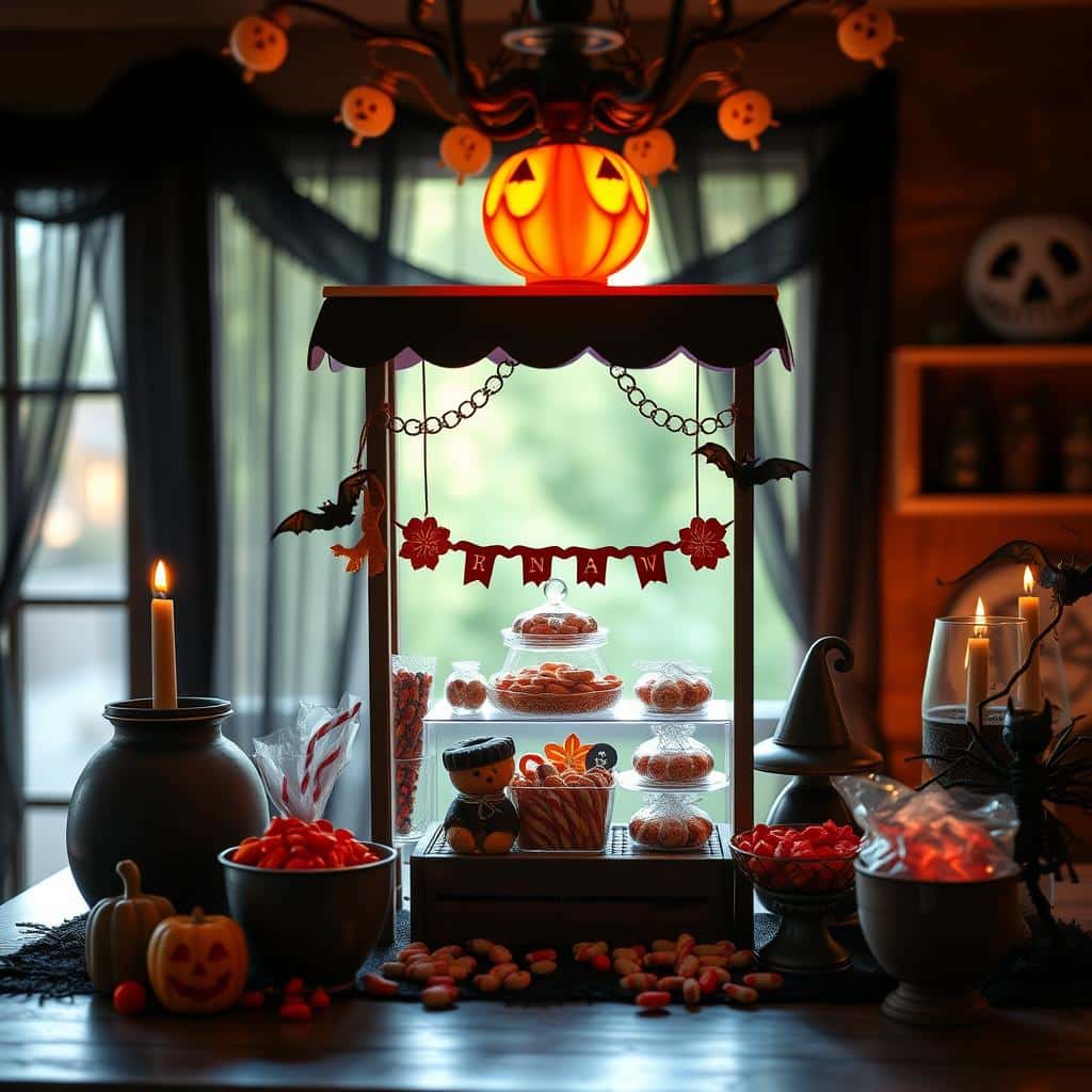 DIY Halloween Candy Stand Sweet and Spooky