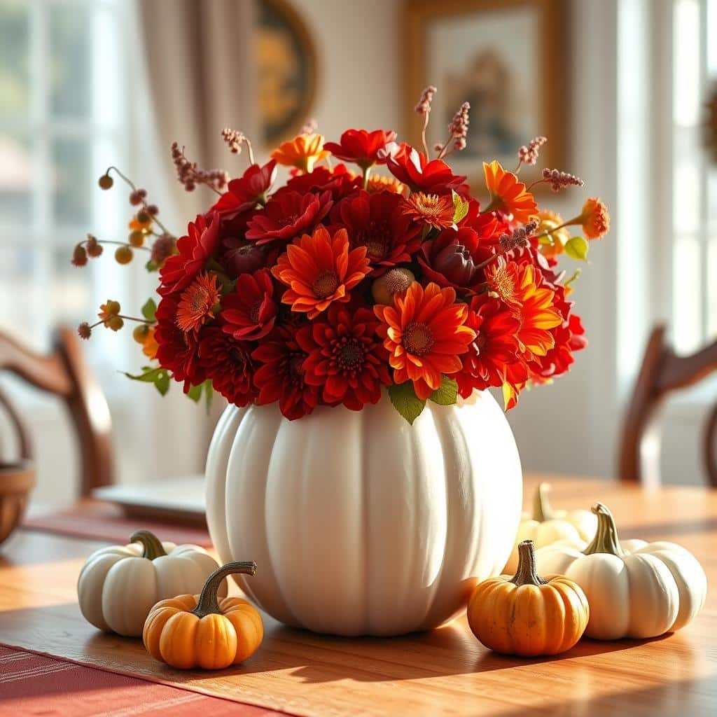 Elegant Pumpkin Vase