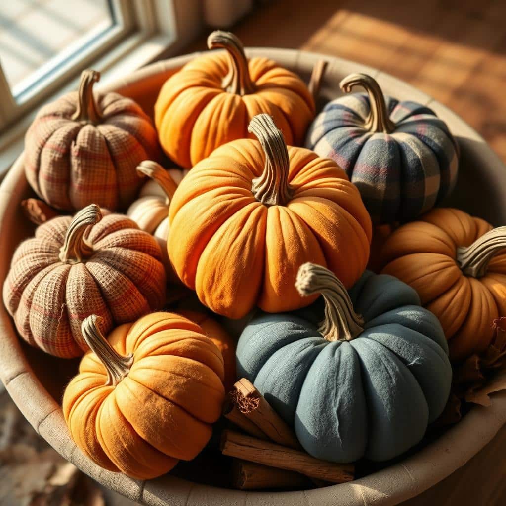 Fabric Pumpkins