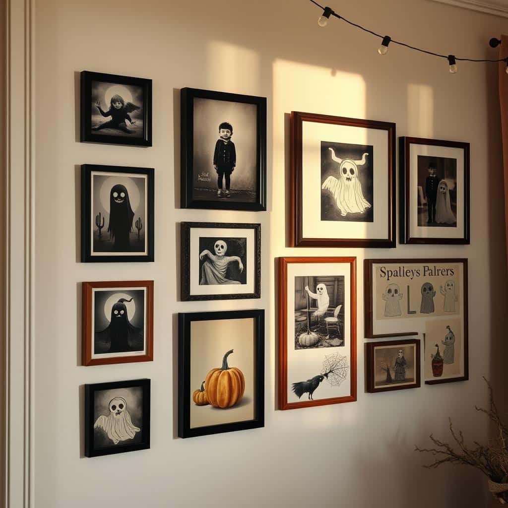 Halloween Ghostly Gallery Wall