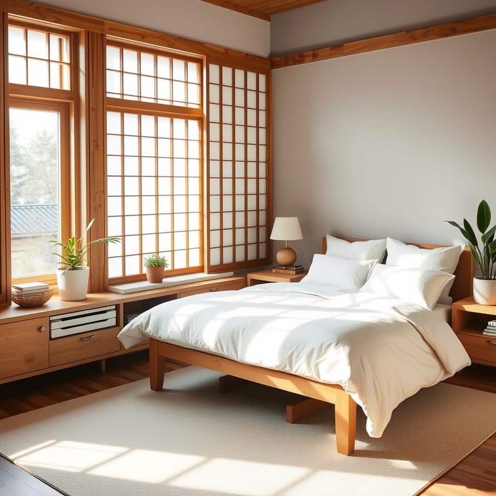 Japandi bedroom