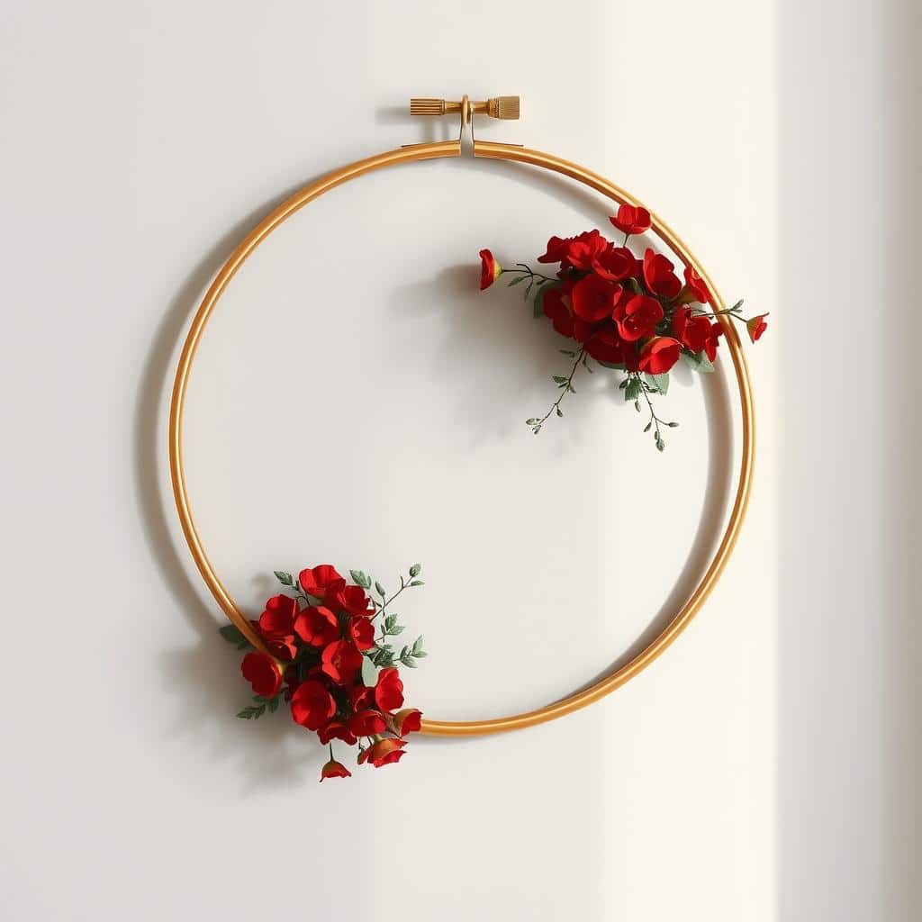 Minimalist Hoop Wreath