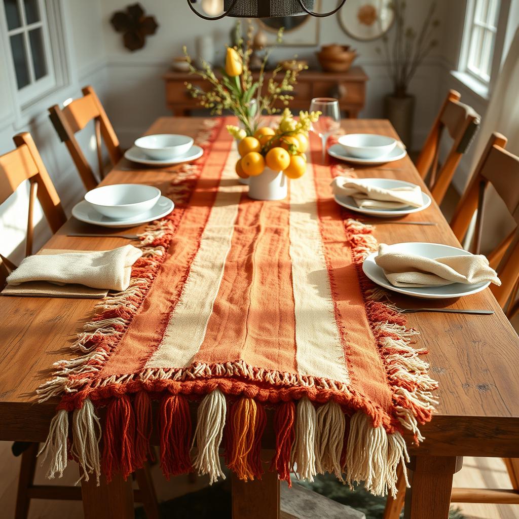 No Sew Table Runner