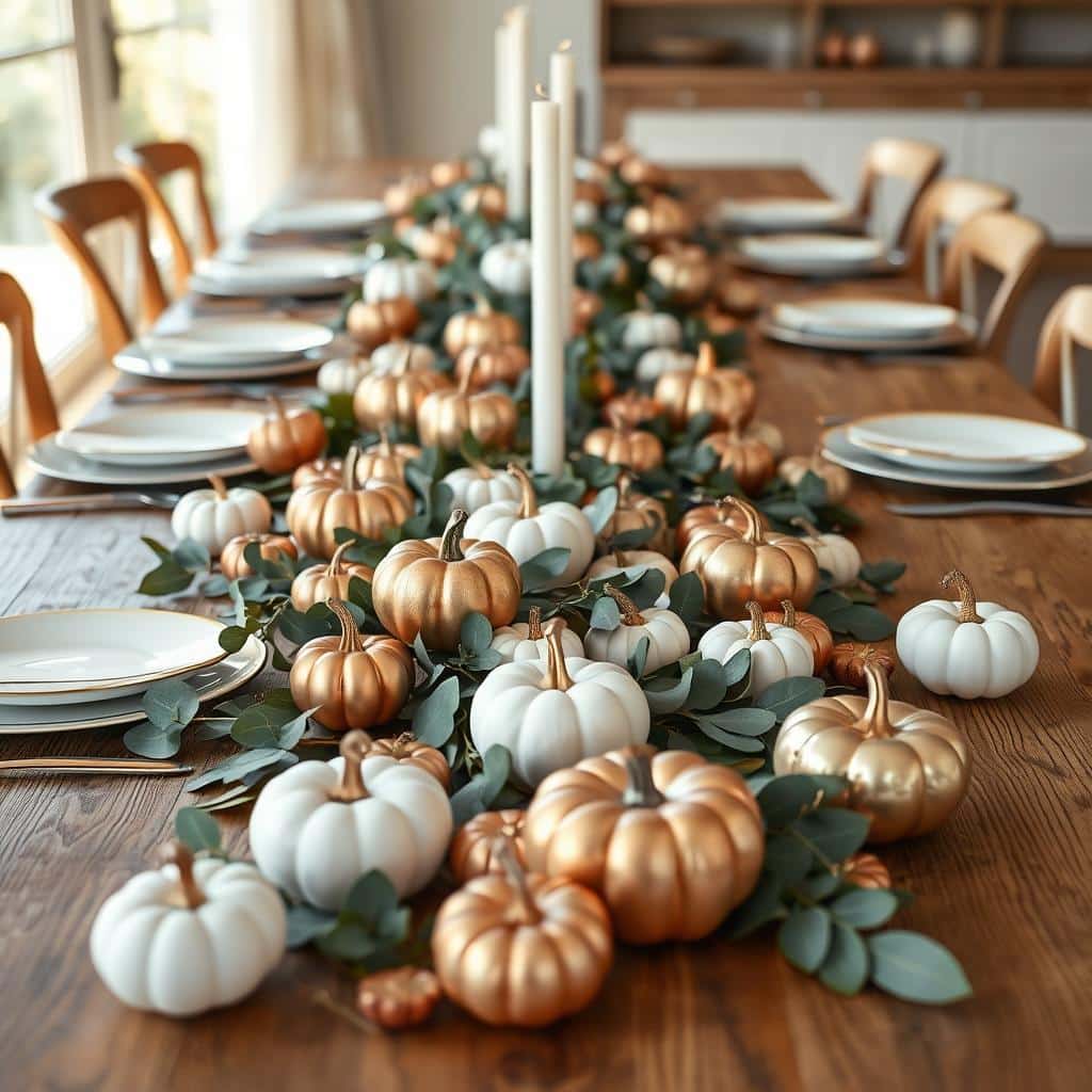 Painted Pumpkin Decor