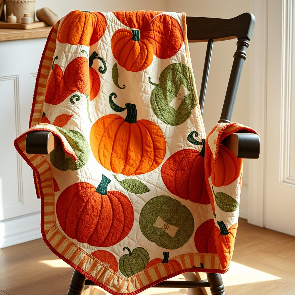 Patchwork Pumpkin Quilt