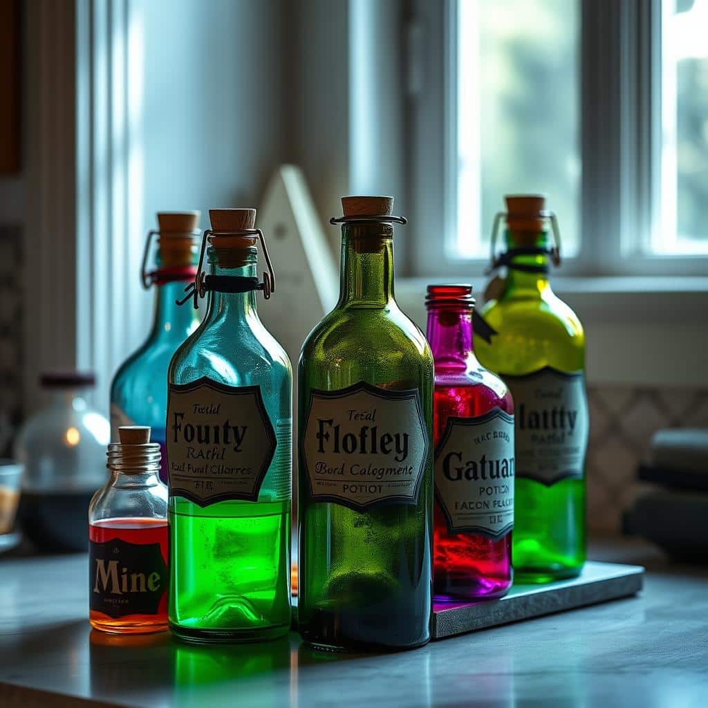 Potion Bottle Display