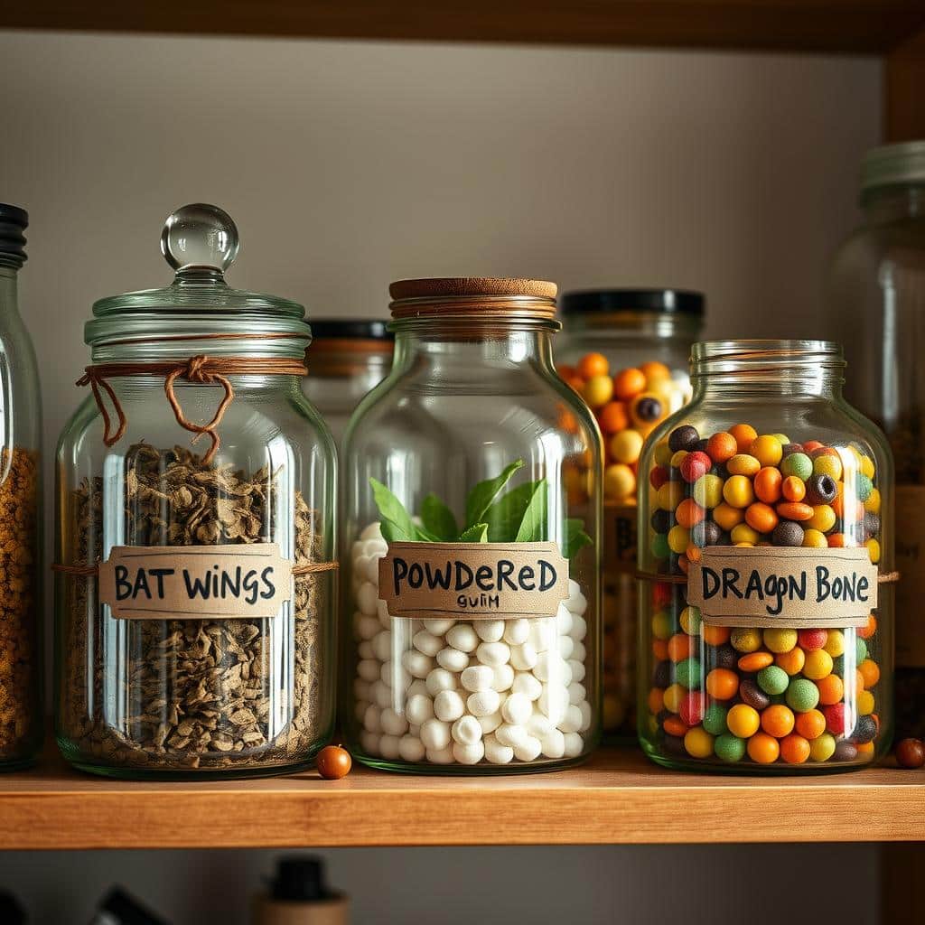 Potion Ingredient Jars