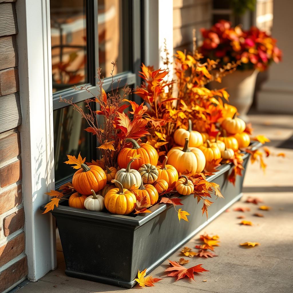 Pumpkin Planter Box