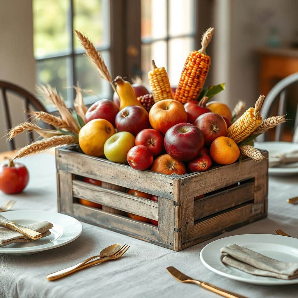 Rustic Harvest Displays