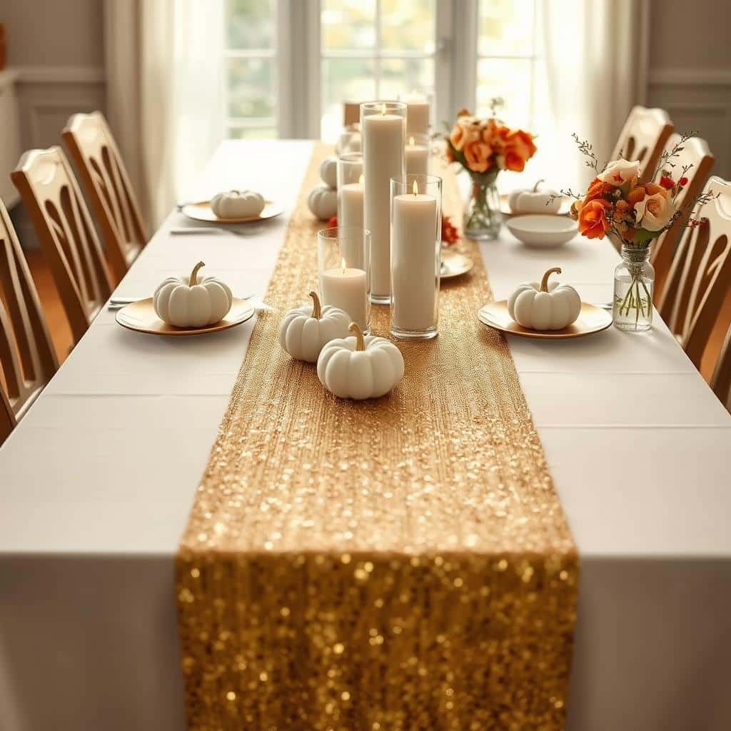 Shimmering Table Runners