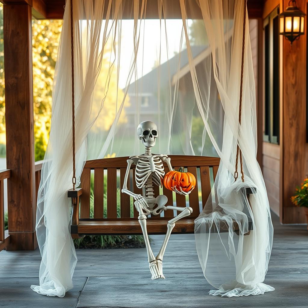 Spooky Porch Swing