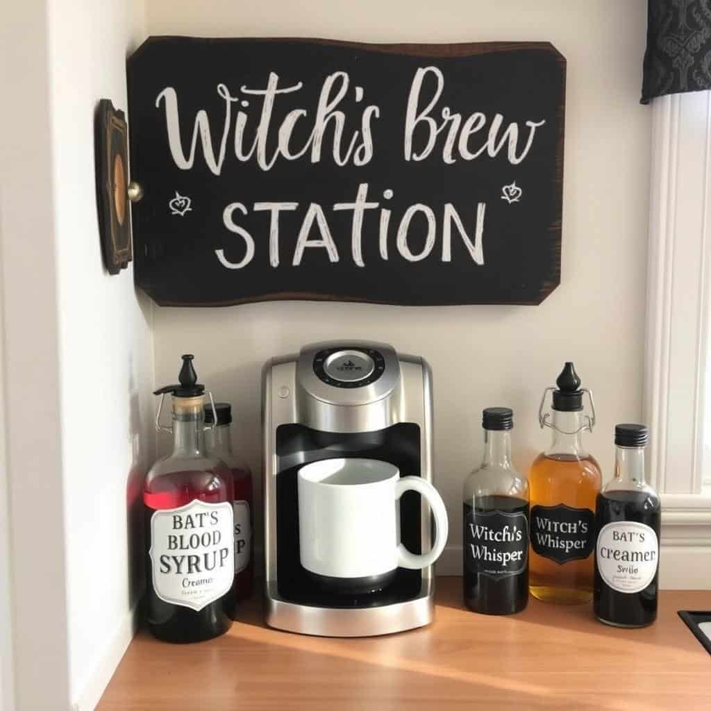 Witchs Brew Coffee Station