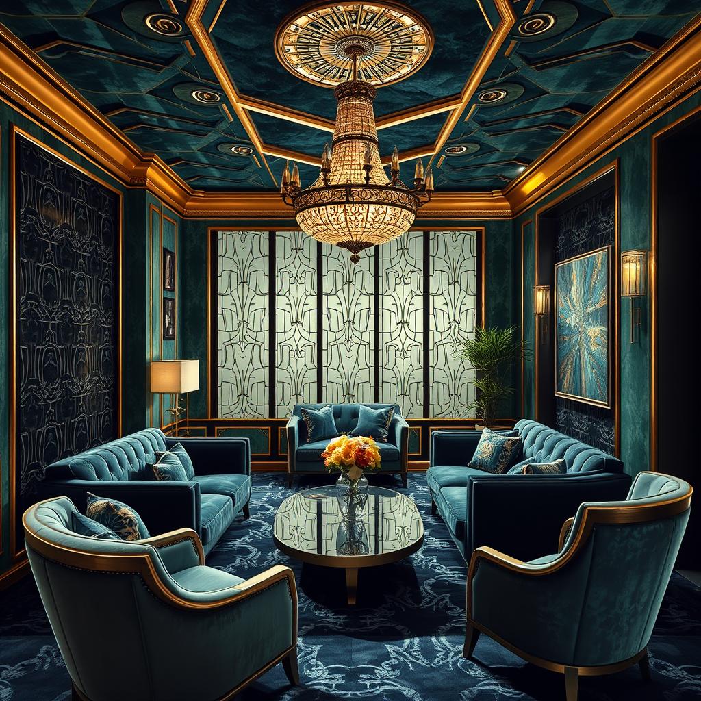 art deco interiors