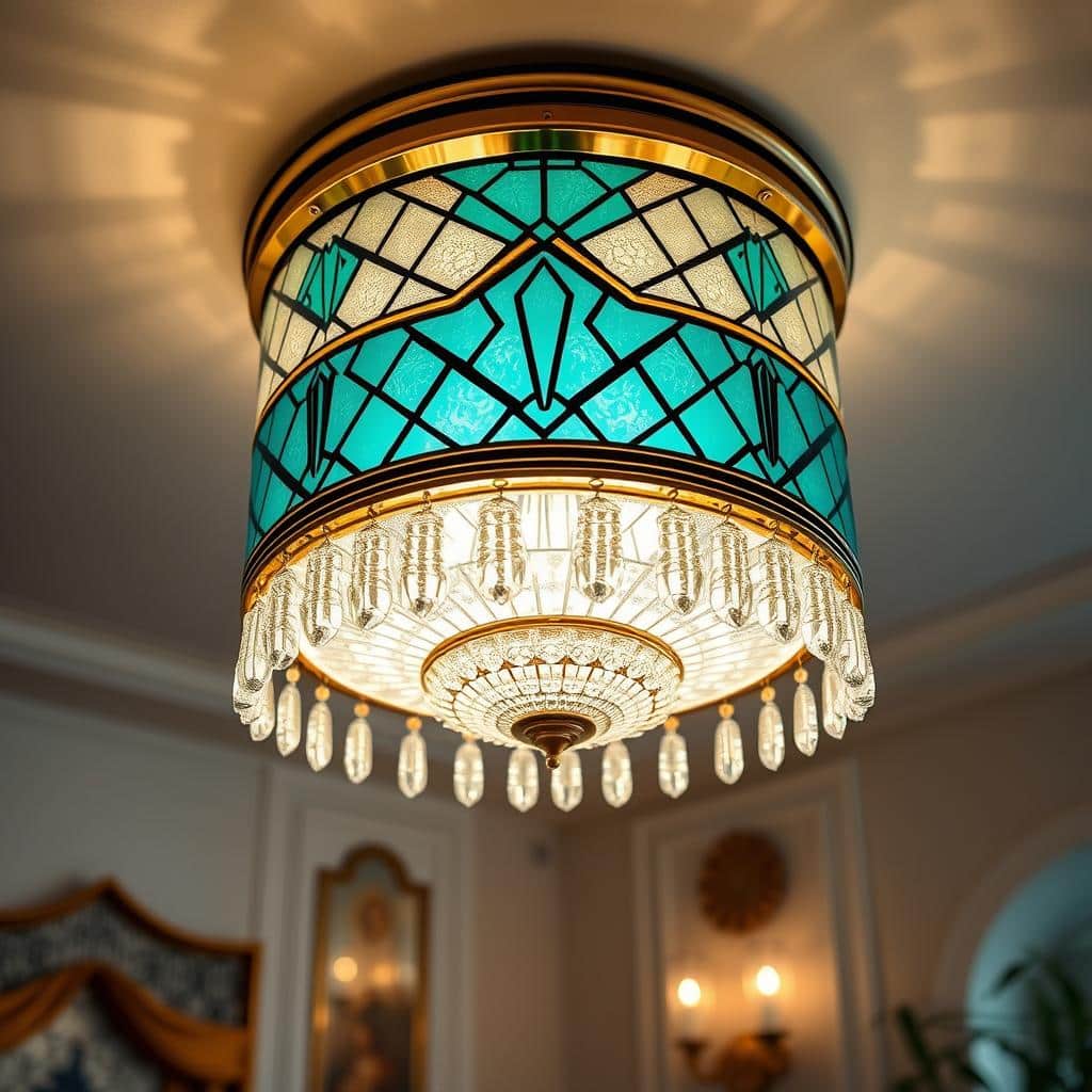 art deco lighting