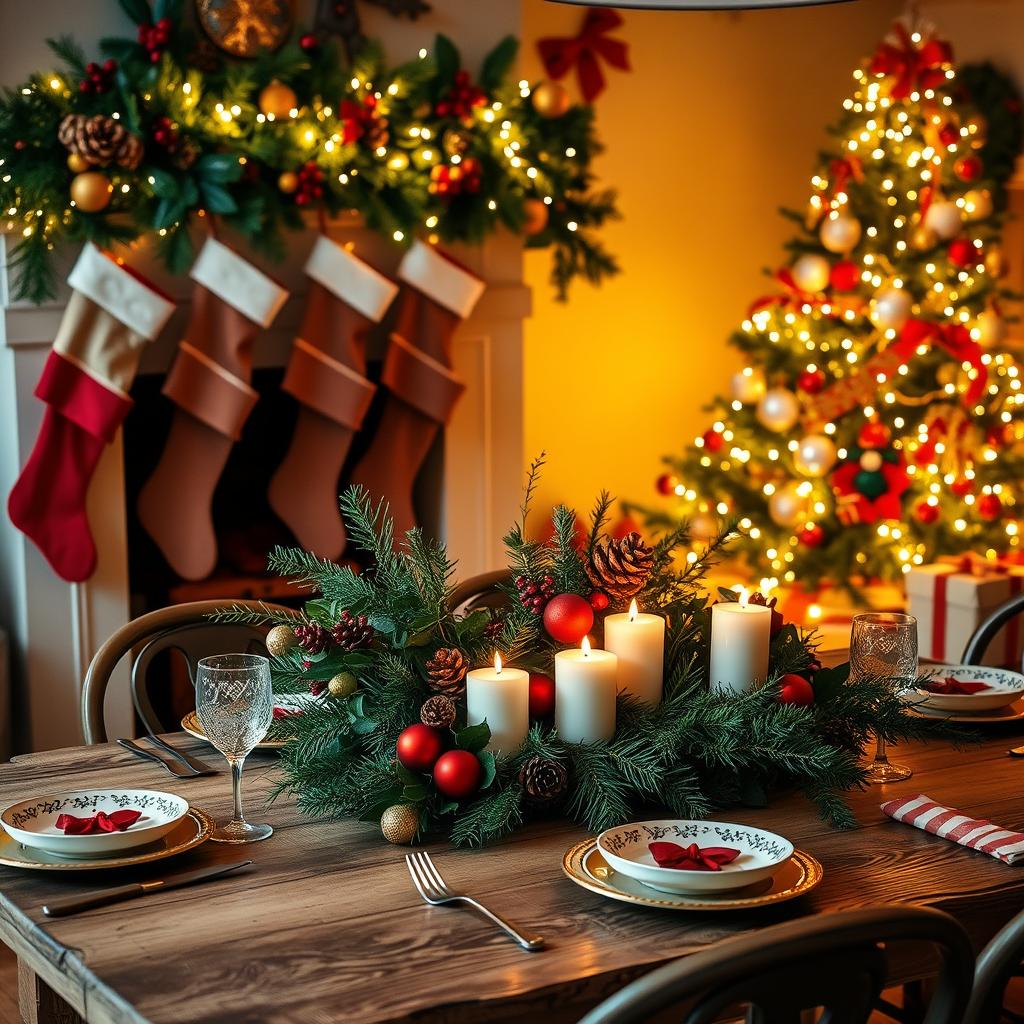 christmas vignette ideas