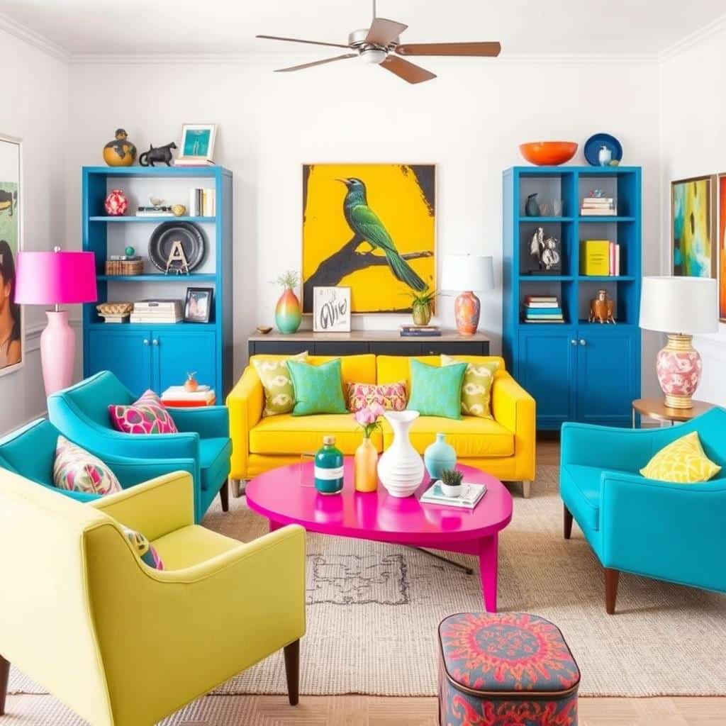 colorful furniture