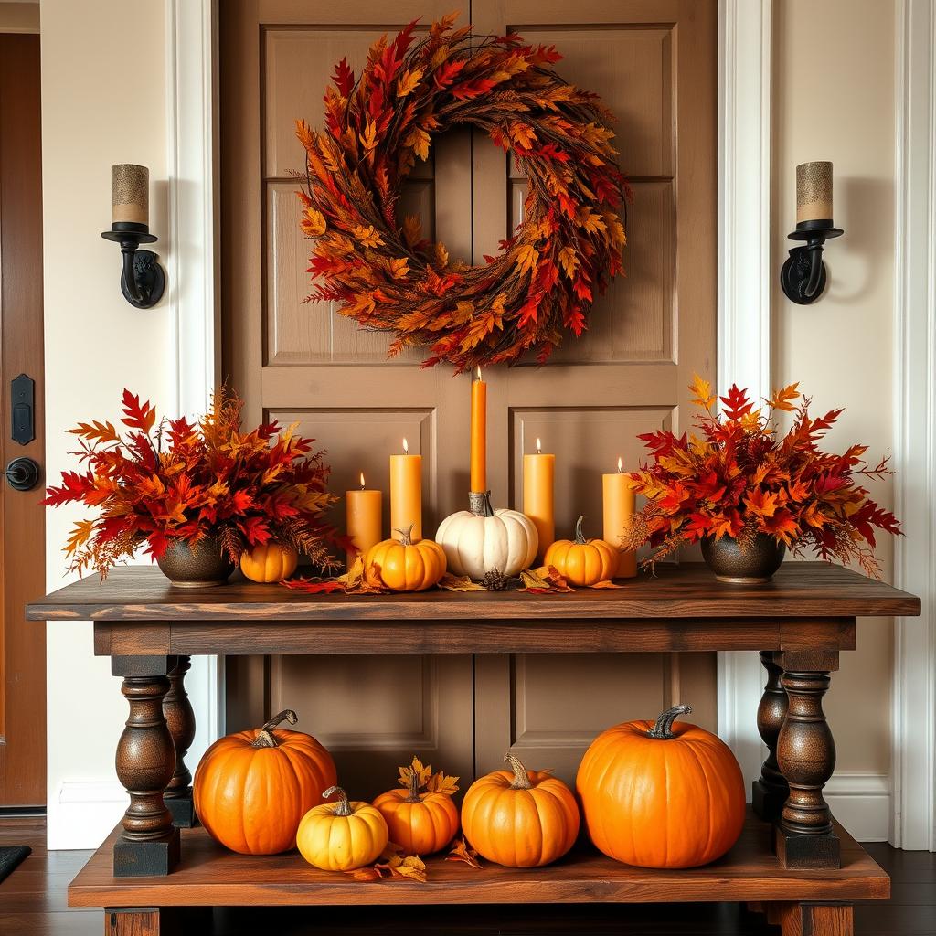 fall entryway color palette