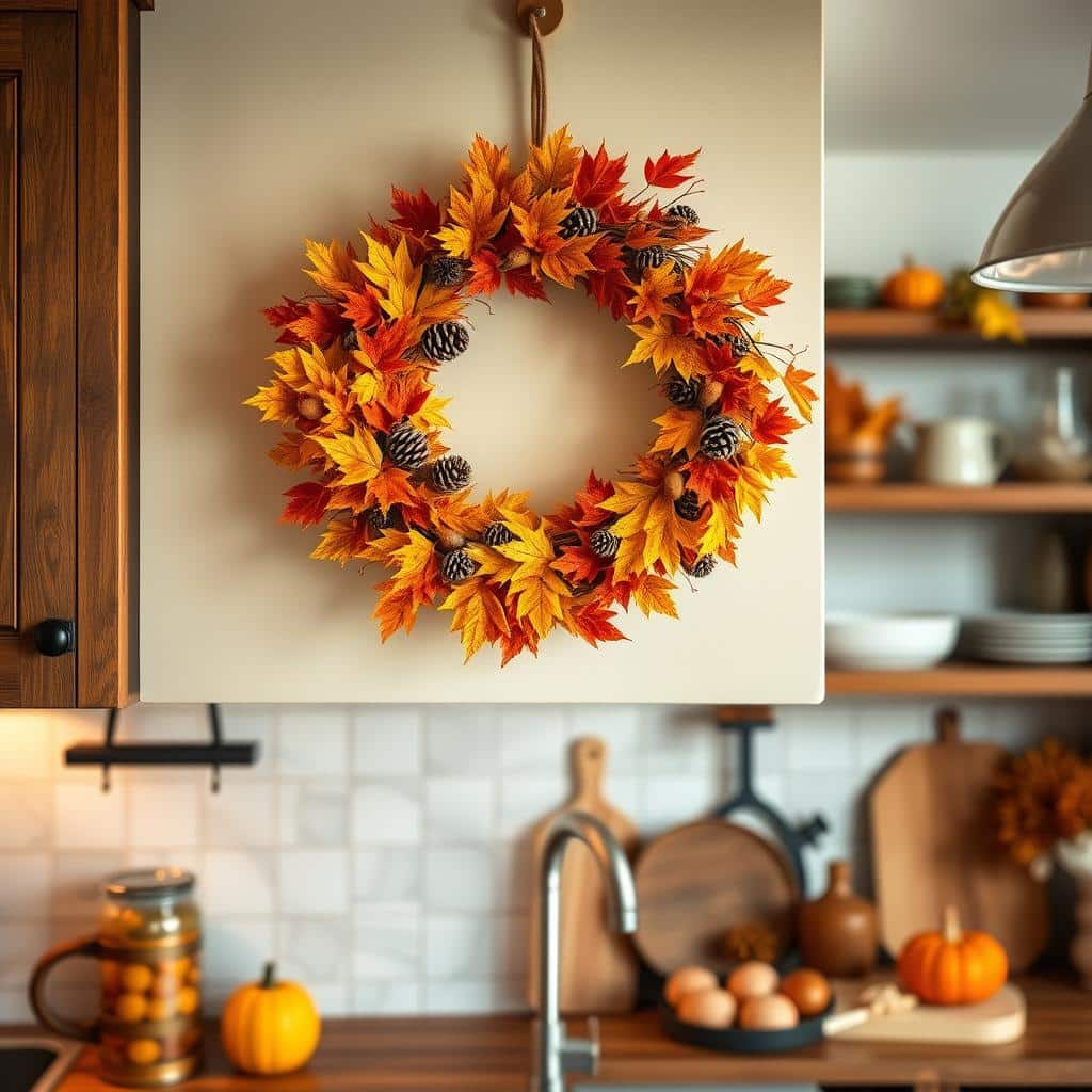 fall kitchen wreaths