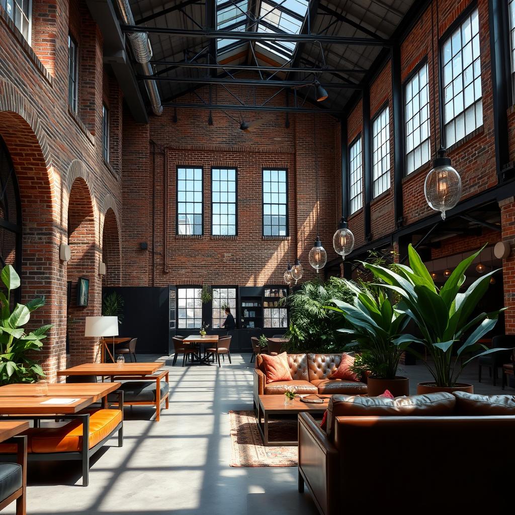 industrial design hospitality spaces