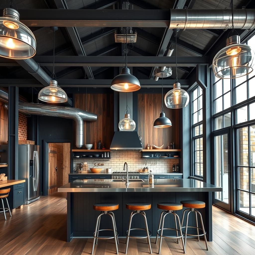 industrial kitchen lighting