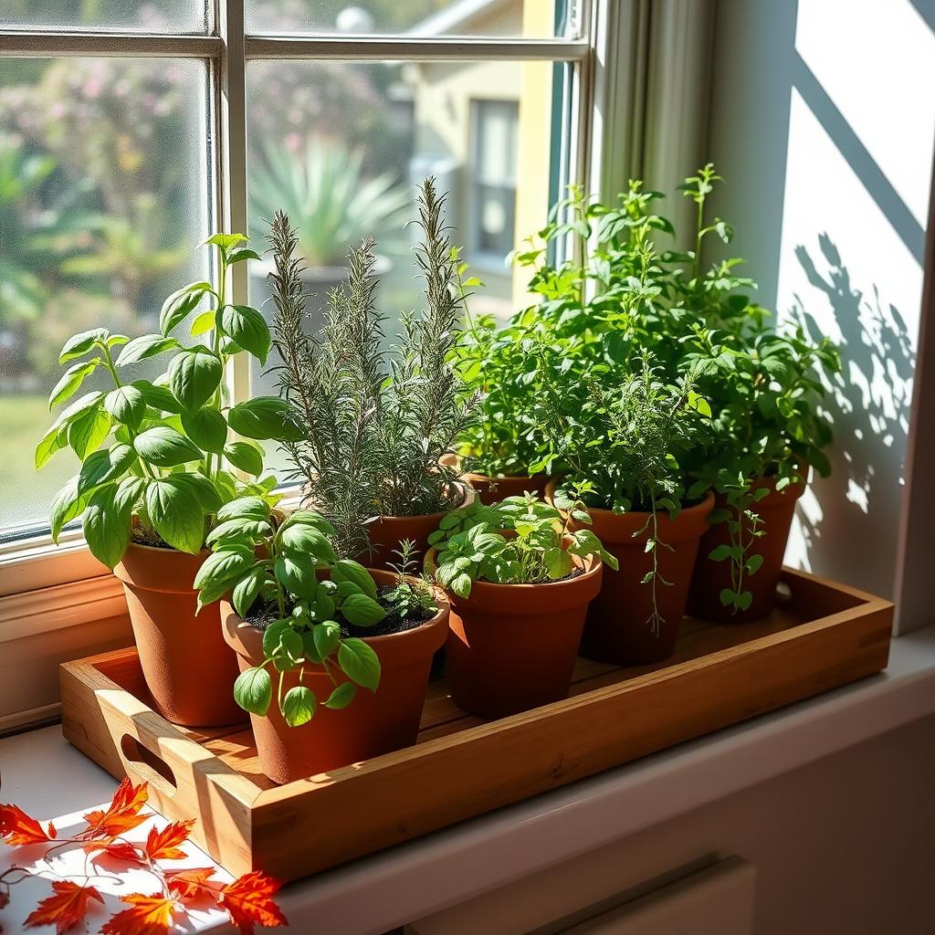 kitchen herb garden