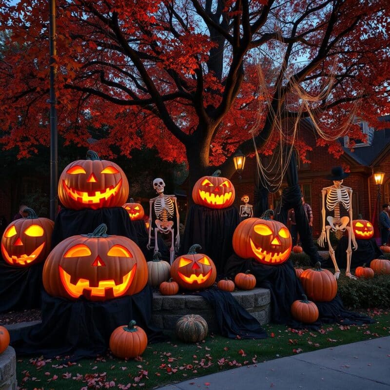 large Halloween decor