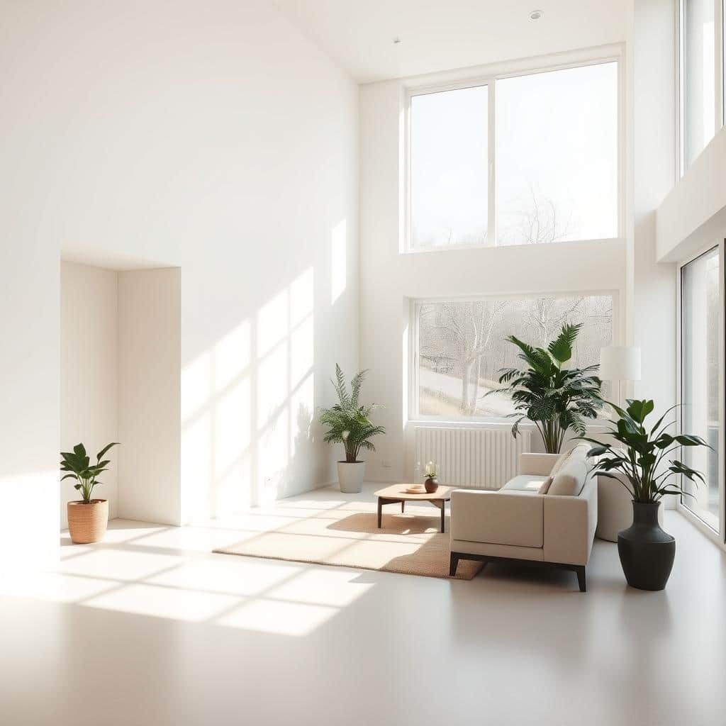 natural light in minimalist interior design