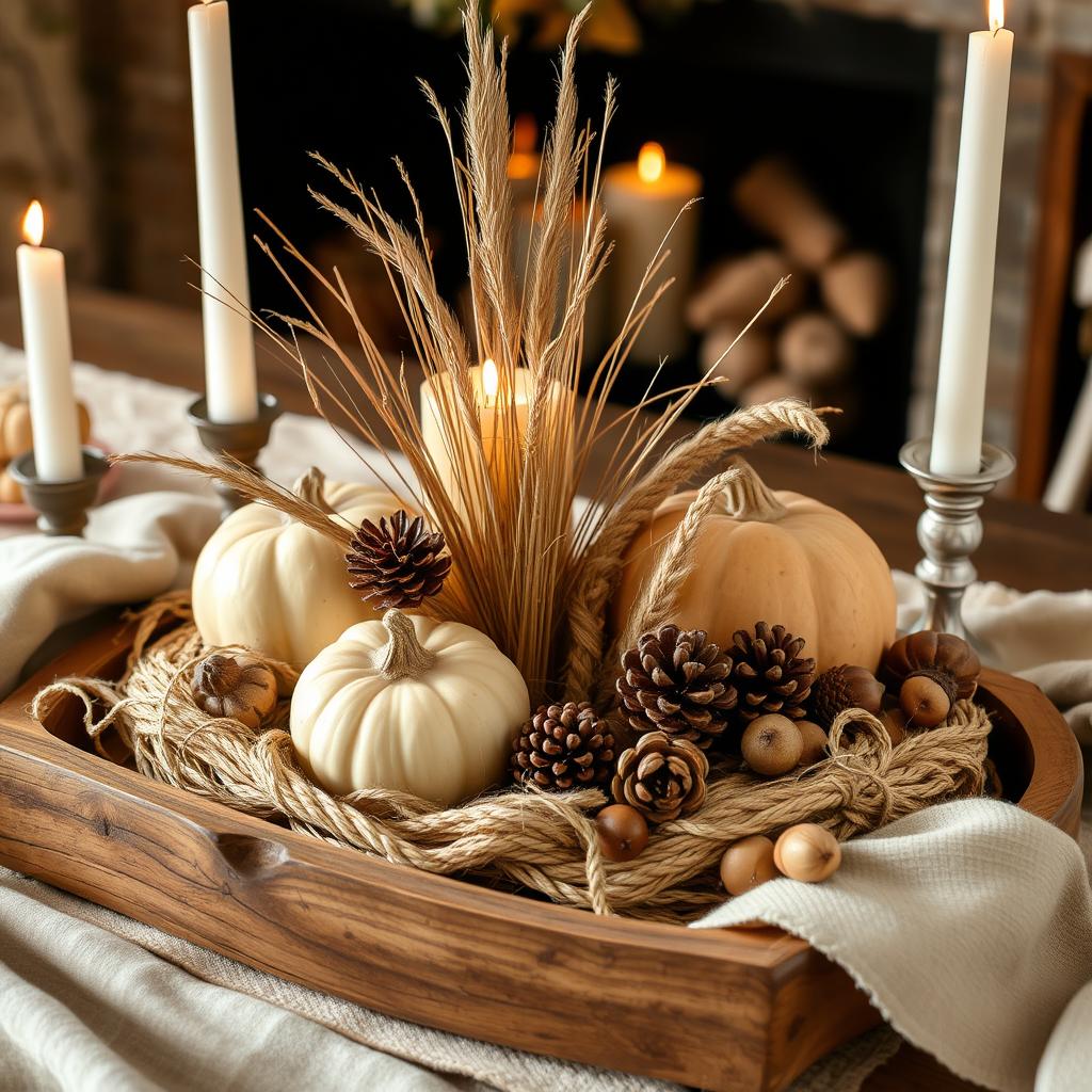 natural textures fall decor