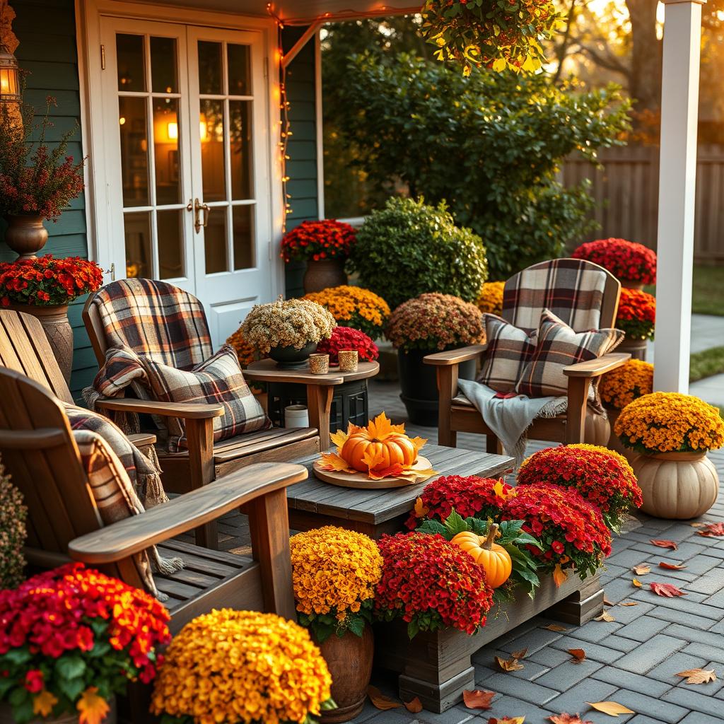 outdoor thanksgiving seating