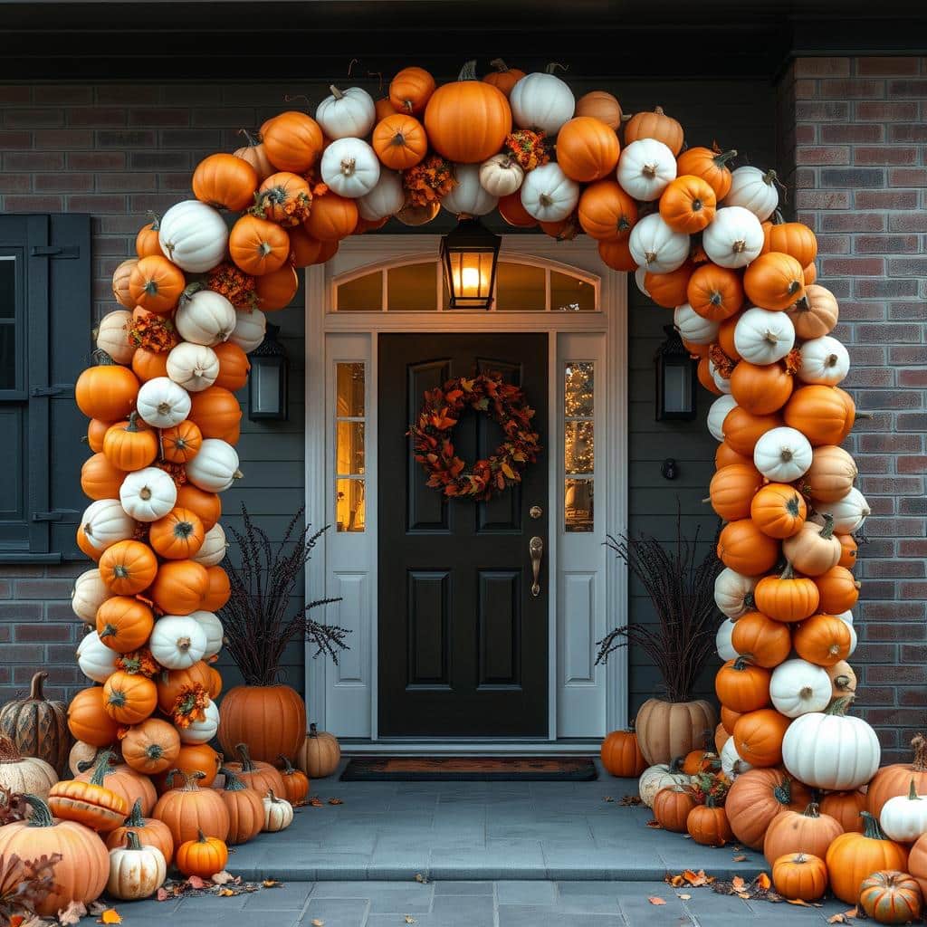 pumpkin archway