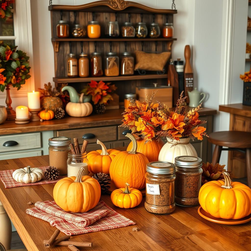 pumpkin spice decor