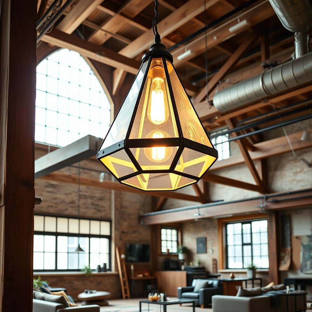 quirky industrial lighting