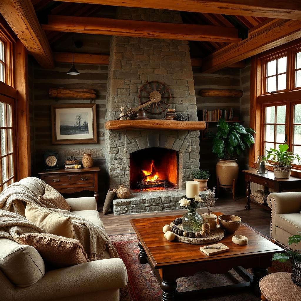 rustic interior