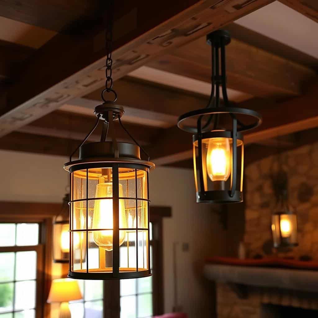 rustic lighting fixtures